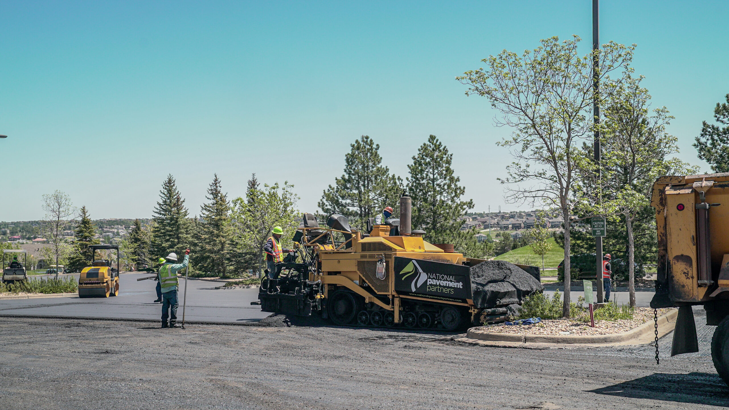 Planning for a commercial paving project