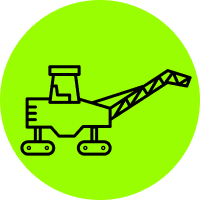 asphalt milling icon