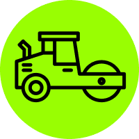 asphalt roller icon
