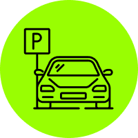 Parking lot repair logo