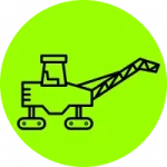 asphalt milling icon