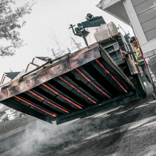 Close up of National Pavement Partners equipment