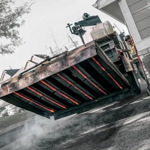 Close up of National Pavement Partners equipment