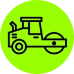 asphalt roller icon