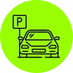 Parking lot repair logo